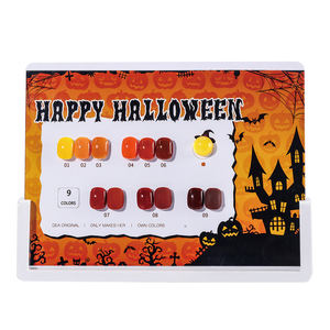 ZRKGEL OEM <span class=keywords><strong>Halloween</strong></span> 15ml 9 flacons Vernis à ongles en gel souple longue durée sans <span class=keywords><strong>Hema</strong></span> Haute pigmentation Échantillon gratuit Ensemble de vernis à ongles en gel UV - Product Image 6