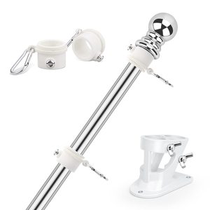 Mât de drapeau <span class=keywords><strong>mural</strong></span> en acier inoxydable-Longueur de 5 pieds - Product Image 1