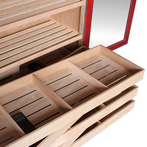 Humidor <span class=keywords><strong>de</strong></span> cigarros <span class=keywords><strong>de</strong></span> gabinete grande personalizado con luz LED Técnica <span class=keywords><strong>de</strong></span> madera <span class=keywords><strong>de</strong></span> <span class=keywords><strong>cedro</strong></span> español y laca para cigarros cubanos - Product Image 5