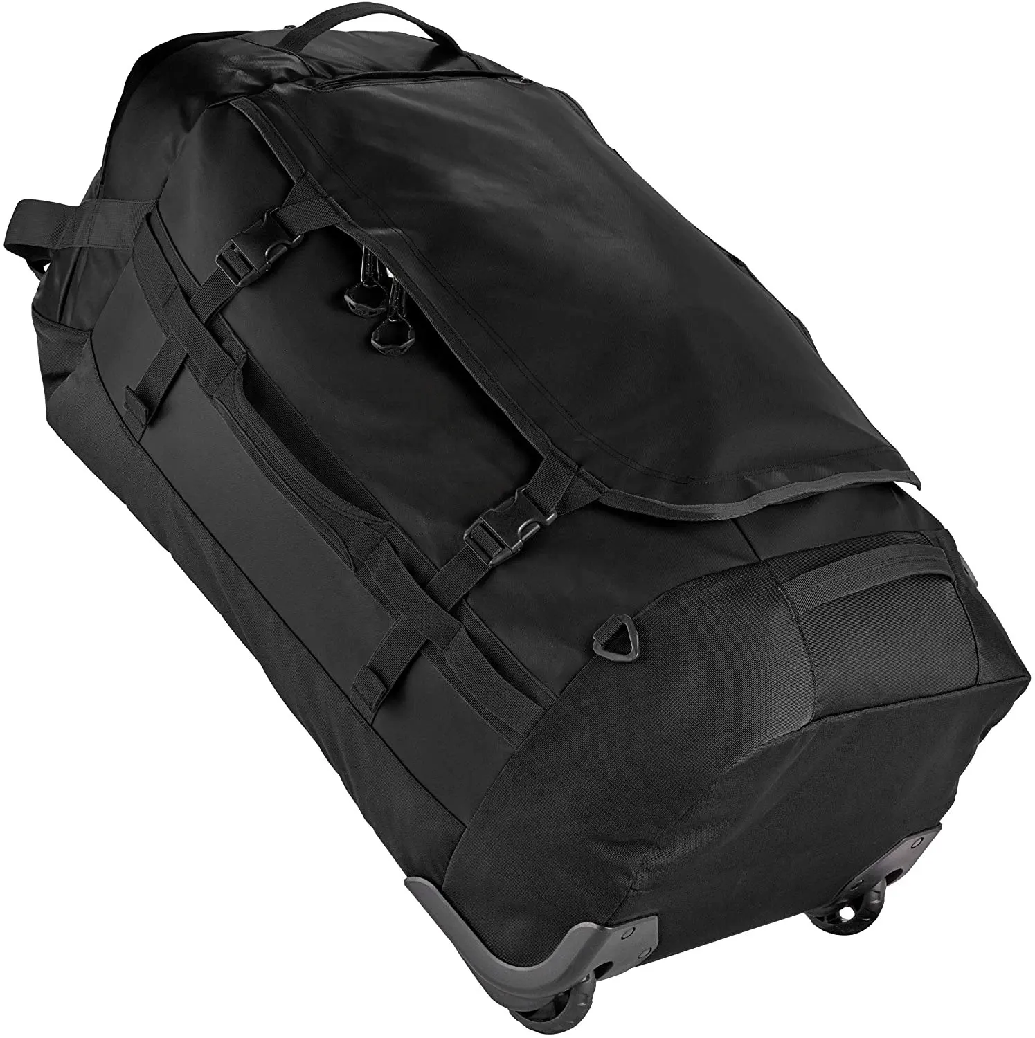 Large Capacity Reinforced Roller Gear trolley bag with shoulder foldable Rolling Duffel bags traveling duffle bag with wheel