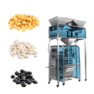 Weigher Quadri Head 5500g Vibrator Multihead Granule <strong>Packing</strong> Machine Green Beans Chestnut <strong>Wheat</strong> Custom-Made - Product Image 1