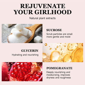 Gommage corporel tropical au sel de monoï de frangipanier 200g <span class=keywords><strong>pour</strong></span> exfolier et hydrater <span class=keywords><strong>pour</strong></span> une peau éclatante Gommage corporel au sucre de grenade - Product Image 3