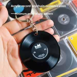 Tùy chỉnh người nổi tiếng NFC kỷ lục Keychain UV in nhựa acrylic Vòng Mặt dây chuyền DIY Anime phong cách UV in cho CD Mặt dây chuyền keych - Product Image 2