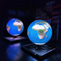 Pantalla LED Esférica con Forma de Globo, Diámetro de 0.7m, 1m, 1.5m, 2m, Pantalla Esférica P2 P2.5, Bola LED para Interiores/Exteriores, Señalización Digital, 120Hz