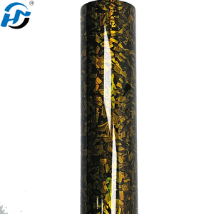 Pet TPU Cao Bóng Holographic Vàng Giả Mạo Cầu Vồng Carbon Gói Vinyl Cho Xe Máy Vinyl Xe Bọc Bên Ngoài Xe Dán - Product Image 5