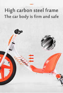Tricycle universel pour enfants, design unique 2019, dérive drôle pour enfants, scooter à trois roues/coussin antidérapant - Product Image 5