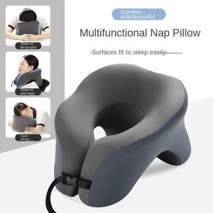 Oreiller de sieste multifonctionnel en U Artifact Office pour étudiants, confortable, tissé, pour la pause déjeuner - Product Image 3