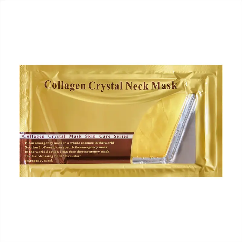 Collagen Crystal Neck Mask straffende Straffung der Nacken haut 24 Karat Gold Hals maske Anti-Falten