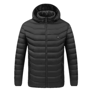 ओईएम ओईडी नई हल्की इलेक्ट्रिक हीटिंग जैकेट आउटडोर गर्म पैडिंग इलेक्ट्रिक जैकेट सर्दियों में बाहर पफर बनियान जैकेट