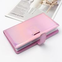 Dompet Kartu Kredit dengan Kancing PU, Warna Hitam, Hadiah Bisnis, Multi-Fungsi, Melindungi Kartu
