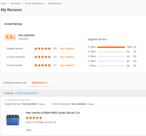 欧盟仓库DDP快速运输LF280ah 290ah全新a级太阳能电池3.2v 280ah - Product Image 6