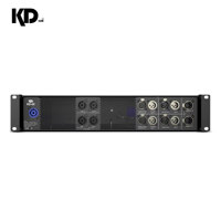 Amplificateur de puissance DSP de classe D 4 canaux 1000W/CH en métal pour système audio professionnel de sonorisation mobile, de scène, de bar lounge