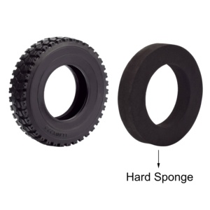Pneus arrière en caoutchouc OEM RC <span class=keywords><strong>1</strong></span>/<span class=keywords><strong>14</strong></span> pour camion avec jantes en aluminium à 10 rayons pour tracteur <span class=keywords><strong>Tamiya</strong></span> SEMI Trailer Boys - Product Image 5