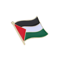 Usine Offre Spéciale Personnalisé Palestinien Broche Écharpe Cadeaux Bracelet Émail Badge Pays Drapeau Épinglette Souvenirs Palestine Pin