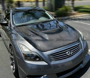 Infiniti G37 Coupe Dedicated M Type Carbon <b>Vented</b> Hood, 2-Door Model, Easy Installation - Product Image 3