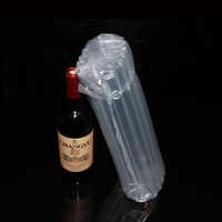 Wraps de coussin de bulle construits des sacs gonflables en plastique de colonne d'air pour la protection des bouteilles de vin