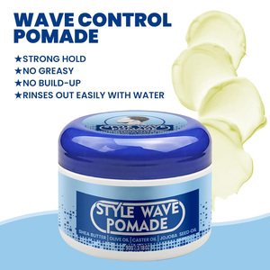 Pommade Cire Naturelle et Biologique pour Cheveux Ondulés 360 Waves, Grande Capacité, <span class=keywords><strong>Gel</strong></span> <span class=keywords><strong>Coiffant</strong></span> Extra Fort Longue Durée pour Coiffures <span class=keywords><strong>Afro</strong></span> - Product Image 2