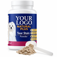 Complément Alimentaire en Poudre Anti-Taches Lacrymales pour Chiens et Chats – Vitamines, Minéraux, Canneberge, Feuille d'Olivier, Lutéine – Santé Oculaire – OEM ODM