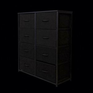 8 Drawer Dresser Fabric Cabinet Stainless Steel MDF Pine Freestanding Vietnam - Product Image 6