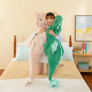 Adorable Peluche Dinosaure Géante pour Enfants, Coussin Long, Cadeau Idéal, Doux Jouet en Peluche Dragon Volant du Ciel pour Enfants - Product Image 2