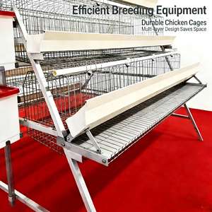 Bebederos para Gallos, <span class=keywords><strong>Gallinero</strong></span>, <span class=keywords><strong>Tipo</strong></span> H, Jaula para Gallinas Ponedoras, Gallos, Gallinas en Batería, <span class=keywords><strong>Gallinero</strong></span> Plegable para Gallinas Ponedoras - Product Image 5