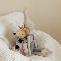 En stock, nouvelle poupée en tissu nordique en lin, petite souris féerique, petite souris ange, cadeau d'anniversaire, poupée en tissu pour enfants