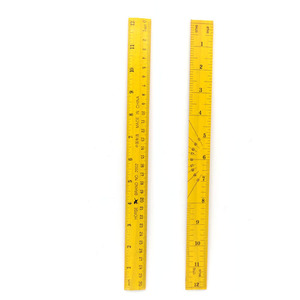 Reglas Escolares de Madera de Doble Cara de 12 Pulgadas (30 cm/15 cm) Personalizadas OEM, Herramienta de Medición para la Escuela y la Familia - Product Image 6