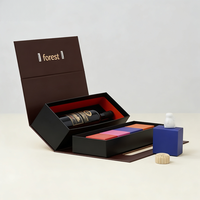 Caja de Embalaje Plegable Personalizada para Botellas de Vino Tinto con Asa y Tapa Magnética, Diseñada para Ahorrar Espacio y Reducir los Costos de Envío