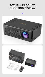 โปรเจคเตอร์ขนาดเล็กแบบมีสายพร้อมไฟ LED สว่าง สำหรับการฉายภาพหน้าจอโทรศัพท์ เหมาะสำหรับโฮมเธียเตอร์และการบันเทิงภายในอาคาร - Product Image 4