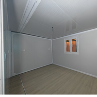 Maison préfabriquée hors réseau de 40 pieds, cabane grise de 70 m² pour les vacances, adaptée aux régions des États-Unis, d'Europe, d'Australie, des Caraïbes et du sud-est de l'Amérique centrale.