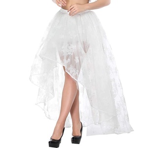 Robe Corset Steampunk Renaissance Noire pour Femme, Ensemble Jupe <span class=keywords><strong>Tutu</strong></span> en Dentelle Gothique Grande Taille, Costume d'Halloween, Longue Jupe en Tulle pour Femme - Product Image 4