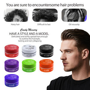 Nhãn Hiệu Riêng Không Có Flake Thêm Giữ Sóng Frizz Cạnh Điều Khiển Kiểm Soát Tối Đâm Aqua Tóc Sáp Đầy Đủ Lực Lượng Cho Người Đàn Ông Sản Phẩm Tạo Kiểu - Product Image 6