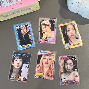 Protector de tarjeta de Material PP nuevo 1000 Uds fundas de tarjeta de foto japonesa de Corea Premium para almacenamiento de tarjeta fotográfica <span class=keywords><strong>Kpop</strong></span> - Product Image 3