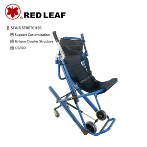 Silla de Ruedas Plegable de Aleación de Aluminio para Evacuación Hospitalaria Manual, Camilla para Escaleras con Estructura de Orugas Única - Product Image 1