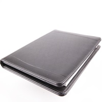 Porte-documents en cuir PU personnalisé avec logo, organiseur multifonctionnel pour carnets, dossiers, stylos, formats A4, B5, A5