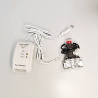 Détecteur de fuite de gaz indépendant OEM ODM pour la maison, alarme incendie, détecteur de fuite de gaz GPL avec électrovanne