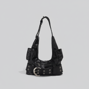 Bolso de Mano Moderno y Elegante Estilo Silla de Montar para Mujer, Colección 2025 - Product Image 1