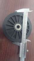 Rueda de polea Equipo de fitness Material plástico de aluminio Piezas de repuesto Polea para cable, polea de cuerda de alambre