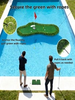 Flottant Golf Aide À La Formation Golf Putting Green pour Piscine Flottant Tapis De Golf Logo Personnalisé Formation De Golf