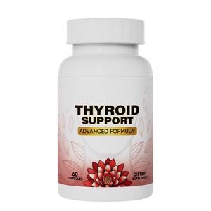 Soutien Naturel de la Thyroïde pour Adultes – Formule Avancée avec Minéraux et Extraits Végétaux pour l'Équilibre Hormonal et l'Énergie – 60 Comprimés Diététiques - Product Image 1
