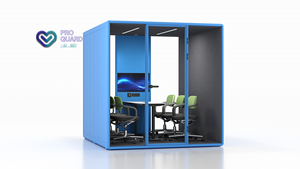 Cabina insonorizada para muebles de oficina, cabina de Oficina de Privacidad a la venta, cápsulas de trabajo portátiles silenciosas, cabina de teléfono con aislamiento acústico de absorción - Product Image 4