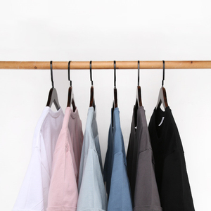 MT2658 Hot Sales Wholesale Custom 210 Gsm 100% Cotton <b>Plain</b> <b>TShirts</b> Unisex Drop Shoulder T-Shirts - Product Image 2