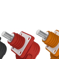 Connecteurs Surlok haute tension 1500V DC 120A pour batterie lithium, connecteurs mâle/femelle étanches IP67, bornes 2P en cuivre argenté