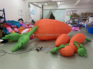 Modèle de <span class=keywords><strong>carotte</strong></span> artificielle <span class=keywords><strong>géante</strong></span> gonflable avec lapin pour Pâques - Product Image 2