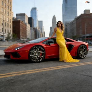 Cerchi 5*114.3 da 17-21 Pollici a Forma di Petalo in Lega di Alluminio Forgiati su Misura per <span class=keywords><strong>BMW</strong></span> X6 <span class=keywords><strong>X7</strong></span> E90 Lamborghini - Product Image 4