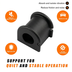 Structure résistante à la fatigue vibratoire 48815-12320, silentbloc de barre stabilisatrice avec base anti-rotation, s'adapte parfaitement aux véhicules Ty - Product Image 2