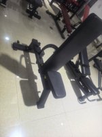 Banc de musculation FID réglable, plat, inclinable, déclinable, 7 niveaux, appui-tête à 3 coussinets, charge 500 kg, roues de transport, acier robuste, OEM pour salle de sport