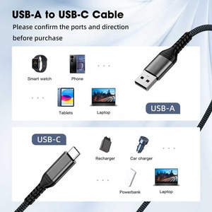 Cantell <span class=keywords><strong>USB</strong></span> <span class=keywords><strong>C</strong></span> <span class=keywords><strong>a</strong></span> <span class=keywords><strong>USB</strong></span> <span class=keywords><strong>A</strong></span> Cable 1M 2M <span class=keywords><strong>3M</strong></span> tipo <span class=keywords><strong>C</strong></span> <span class=keywords><strong>a</strong></span> <span class=keywords><strong>USB</strong></span> 3,2 Gen2 10Gbps <span class=keywords><strong>A</strong></span> <span class=keywords><strong>a</strong></span> <span class=keywords><strong>C</strong></span> Cable DE DATOS Android Auto Cable 3A - Product Image 5