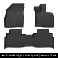 Tapis de sol toutes saisons sur mesure pour Chery TIGGO7 2025 – Doublures imperméables pour protection intérieure de voiture (conduite à droite)