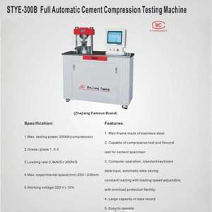 STYE-300B Vollautomatische Zement-Druckprüfmaschine 300-600kN Druck- und Biegeprüfgerät - Product Image 2